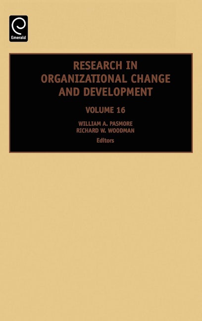 Book cover image for Research in Organizational Change and Development ISBN: 9780762313266